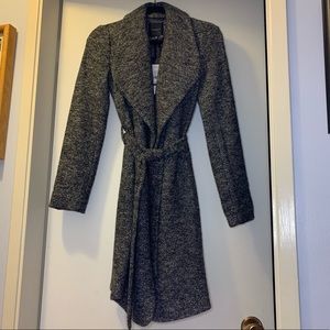 DYNAMITE | Textured Waterfall Wool Coat